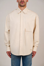 Camicia in Denim Ecru — Federico Cina VILLANI