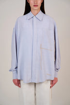 Camicia Cotone Crinkle — Federico Cina VILLANI