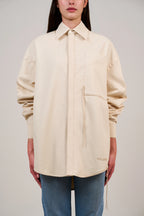 Camicia in Denim Ecru — Federico Cina VILLANI