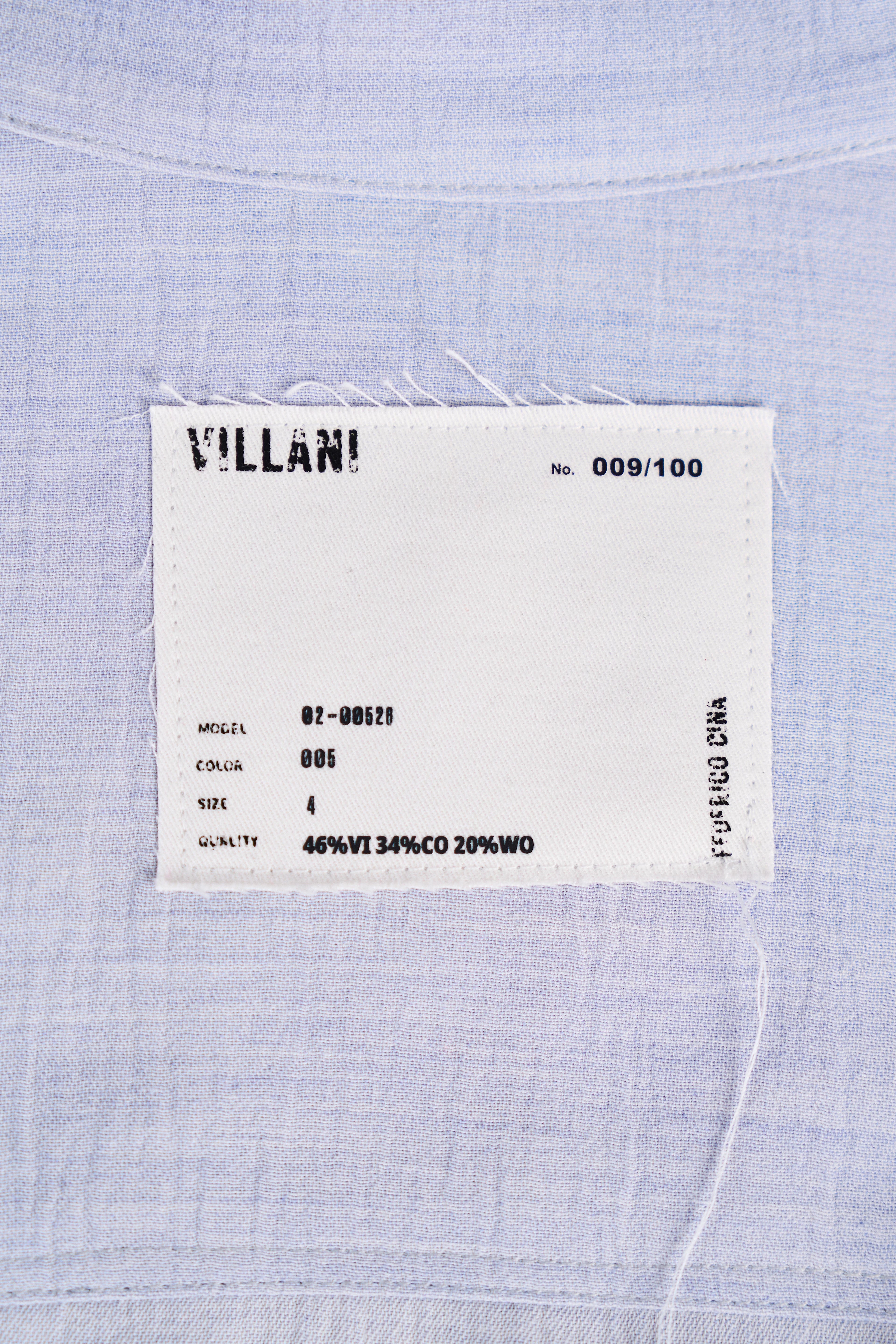 Camicia Cotone Crinkle — Federico Cina VILLANI
