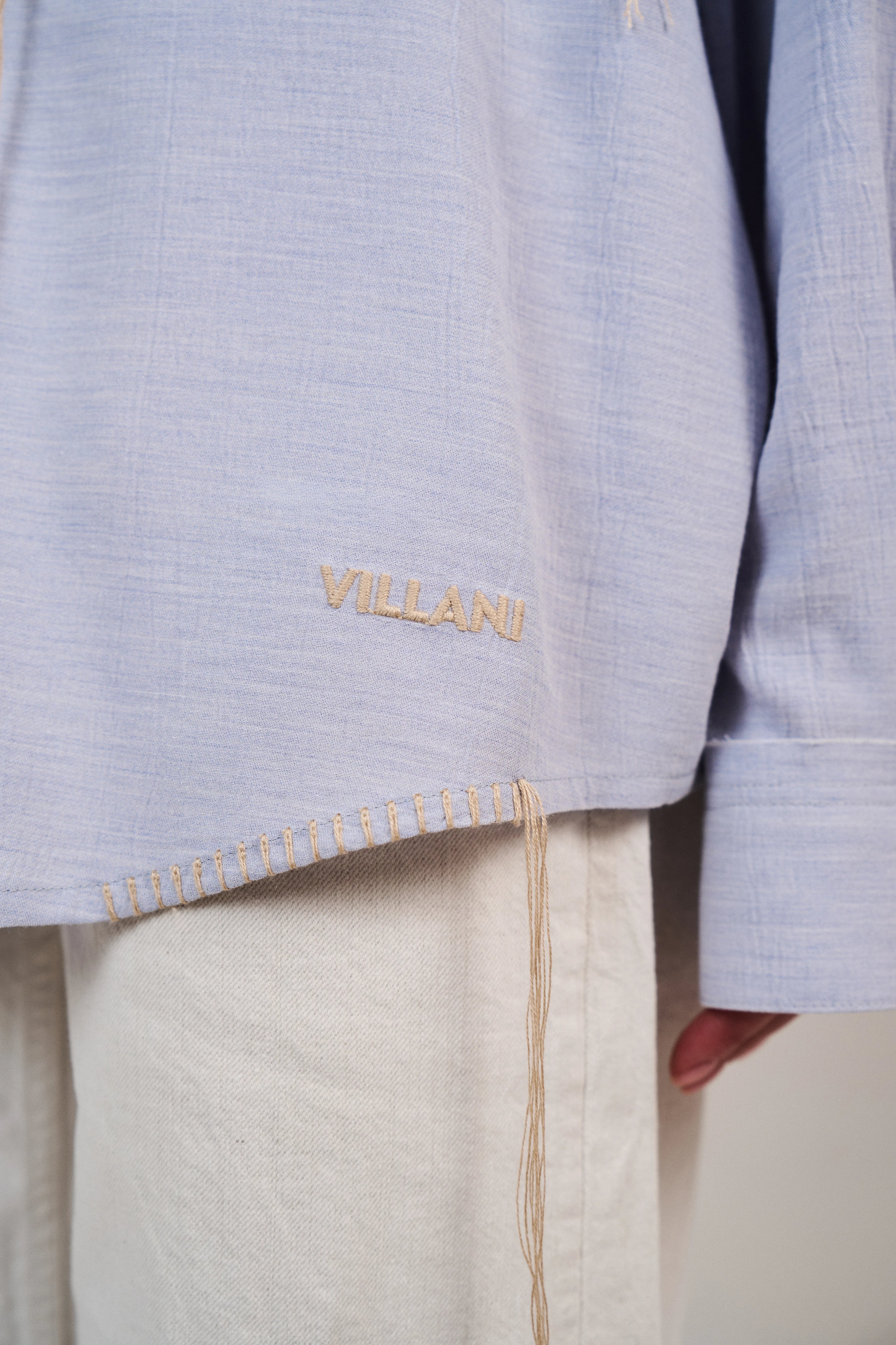 Camicia Cotone Crinkle — Federico Cina VILLANI