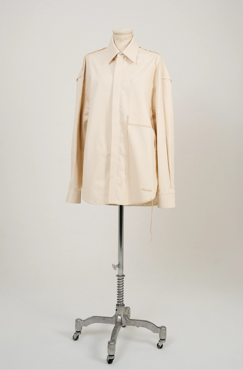 Camicia Denim Ecru — Federico Cina × Villani