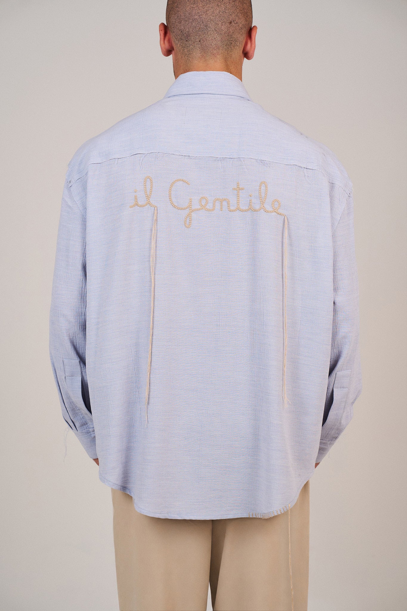 Camicia Cotone Crinkle — Federico Cina VILLANI