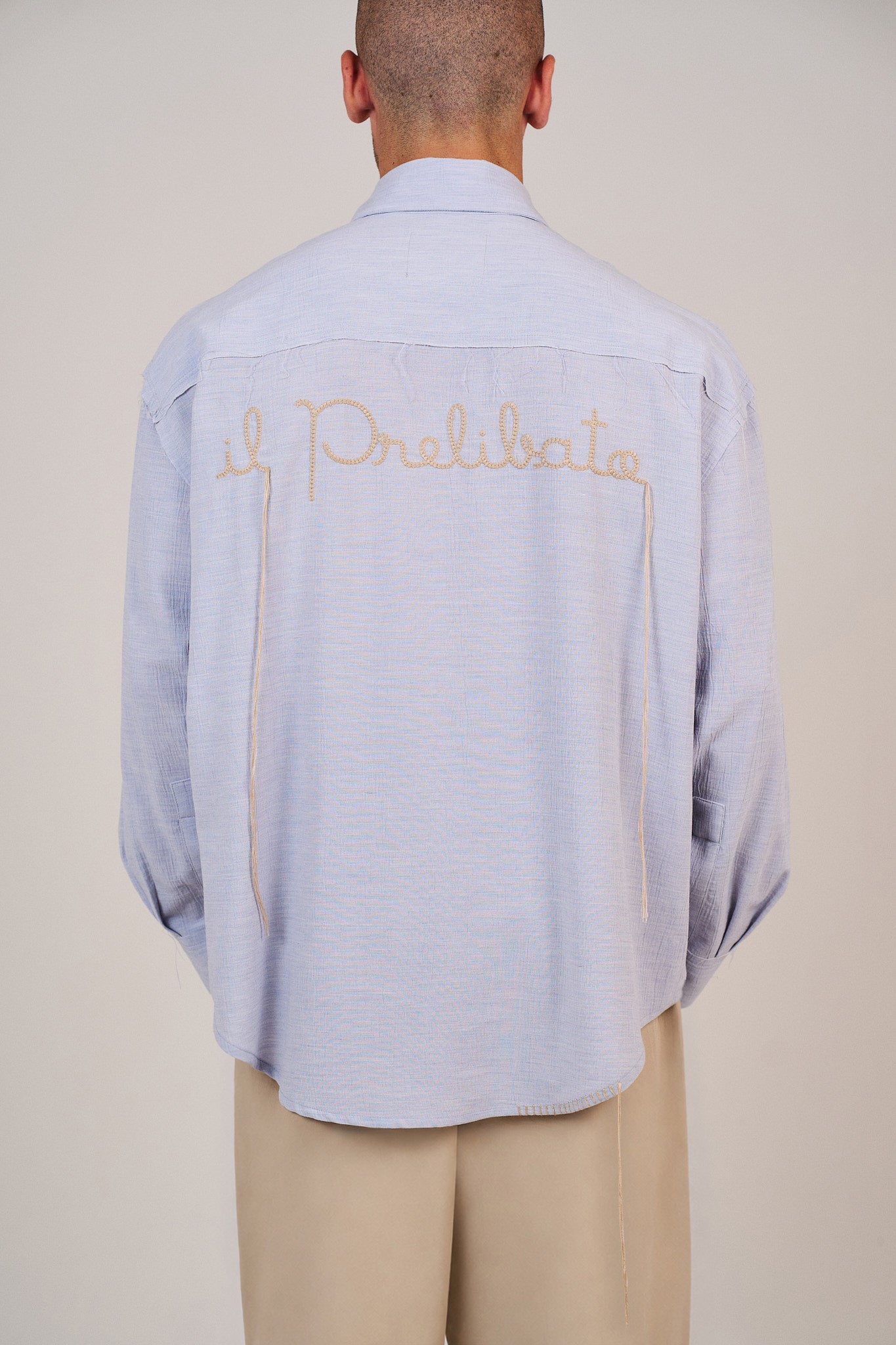 Camicia Cotone Crinkle — Federico Cina VILLANI