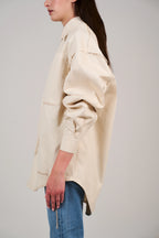 Camicia in Denim Ecru — Federico Cina VILLANI
