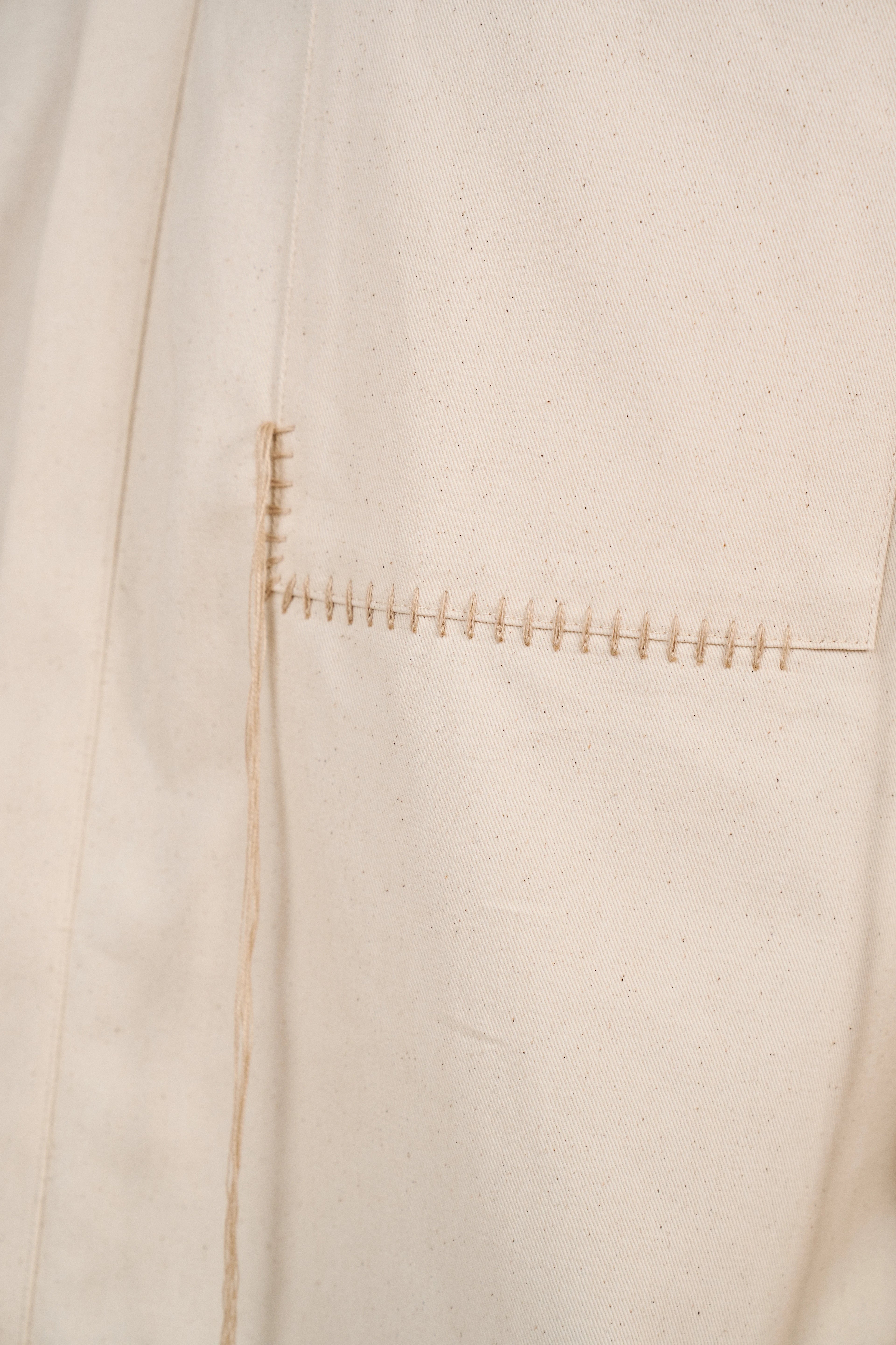 Camicia in Denim Ecru — Federico Cina VILLANI